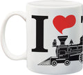 I Love Trains Ceramic Mug 10 oz