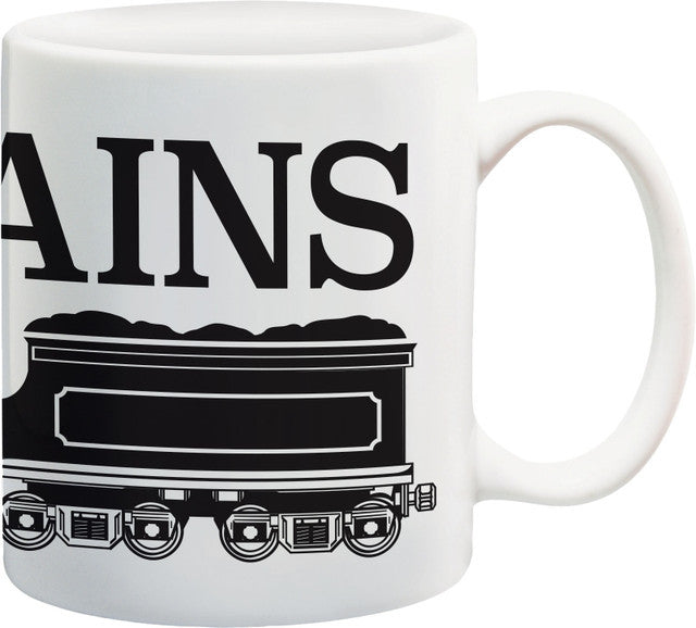 I Love Trains Ceramic Mug 10 oz