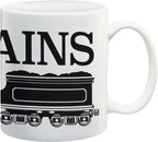 I Love Trains Ceramic Mug 10 oz