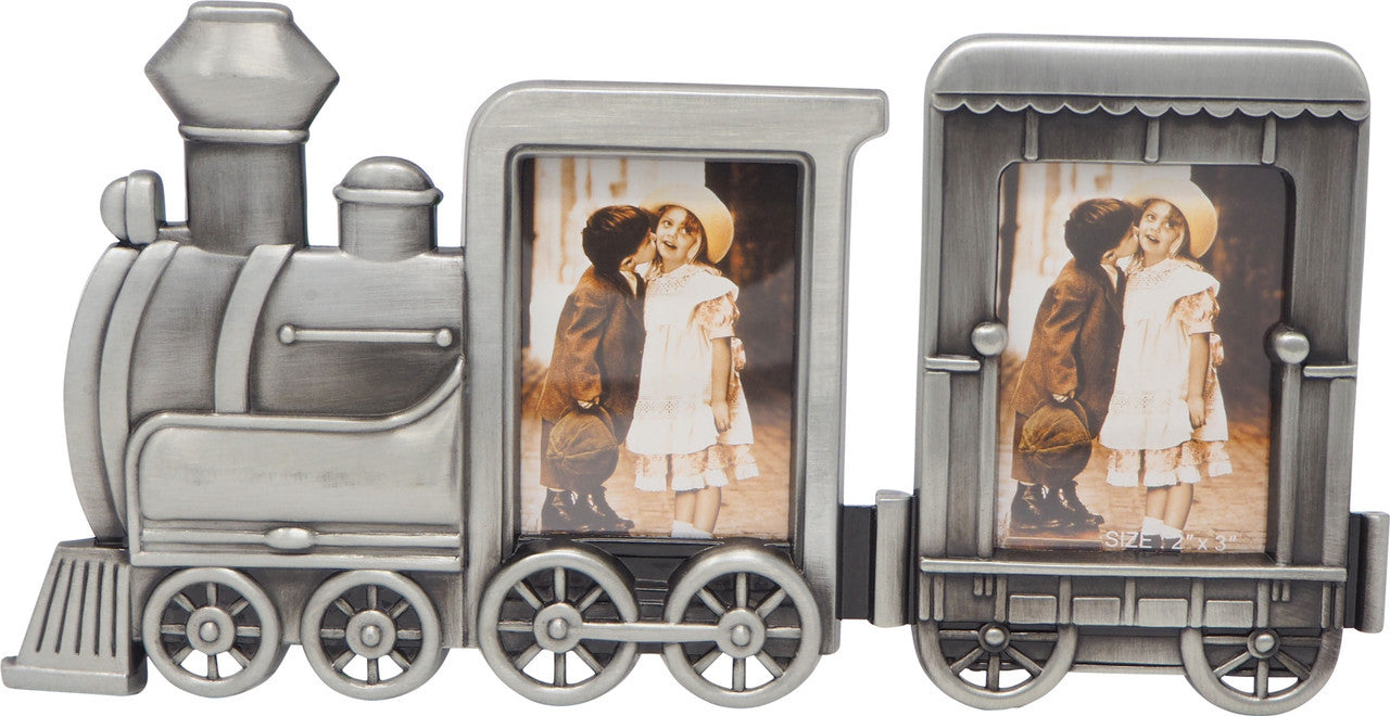 Train Photo Frame - 3 pc. Pewter Frame – Trainparty.com