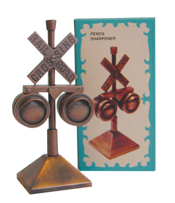 Railroad Crossing Signal Pencil Sharpener