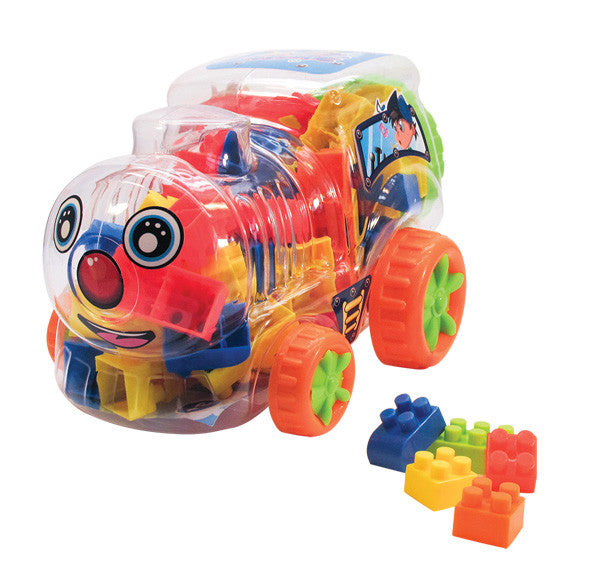 60 piece Block Set With Train Container