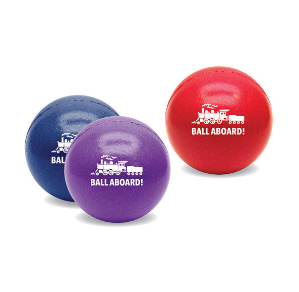 High Bounce Glitter Train Ball