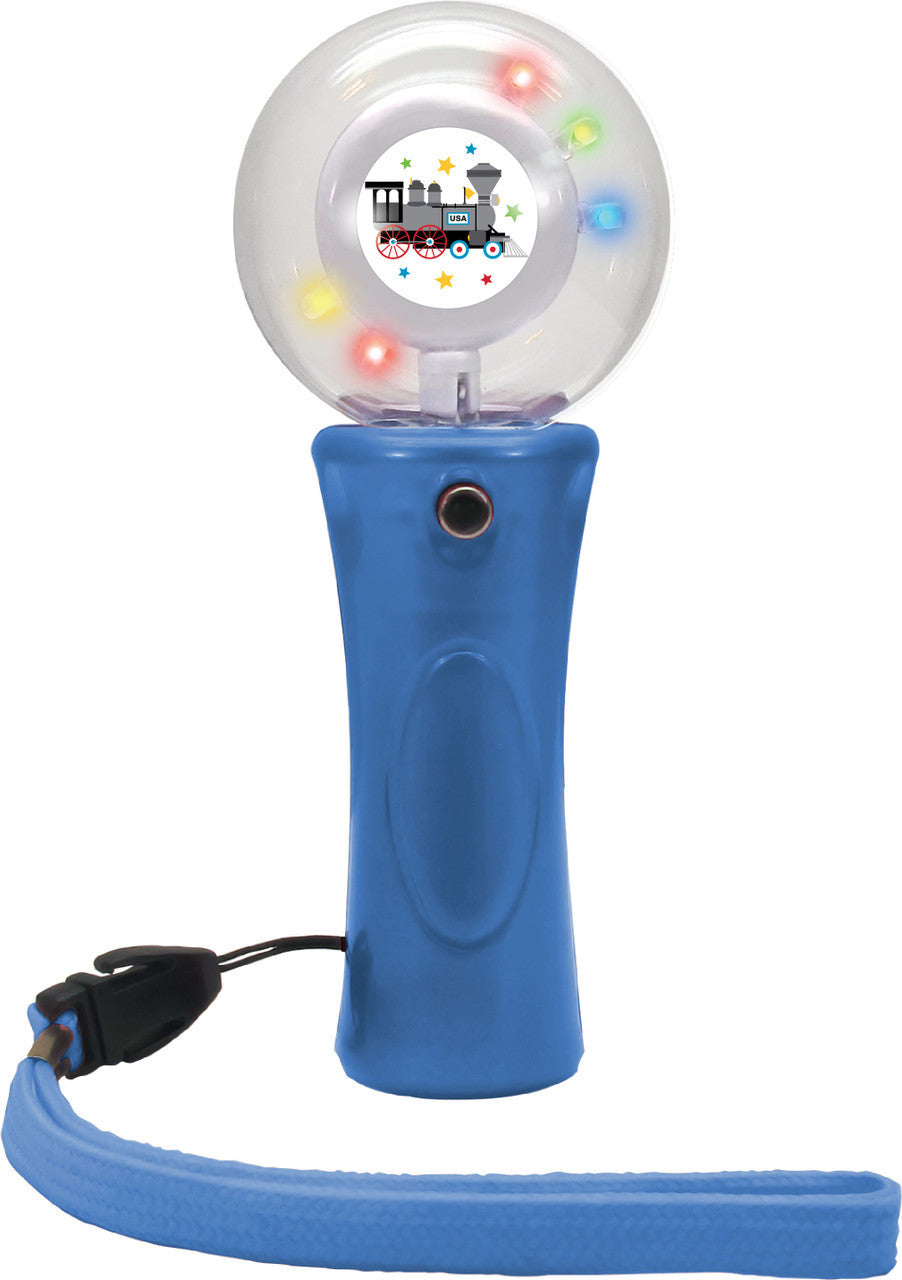 Multi-Color LED Train Spinning Wand 1ct