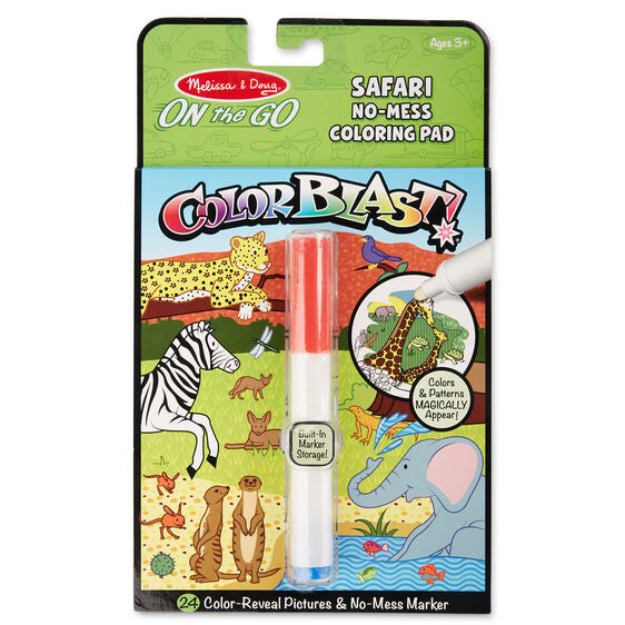 On the Go ColorBlast No-Mess Coloring Pad - Safari