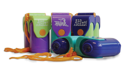 All Aboard Folding Binocular With Strap 1ct ( Assorted Color)