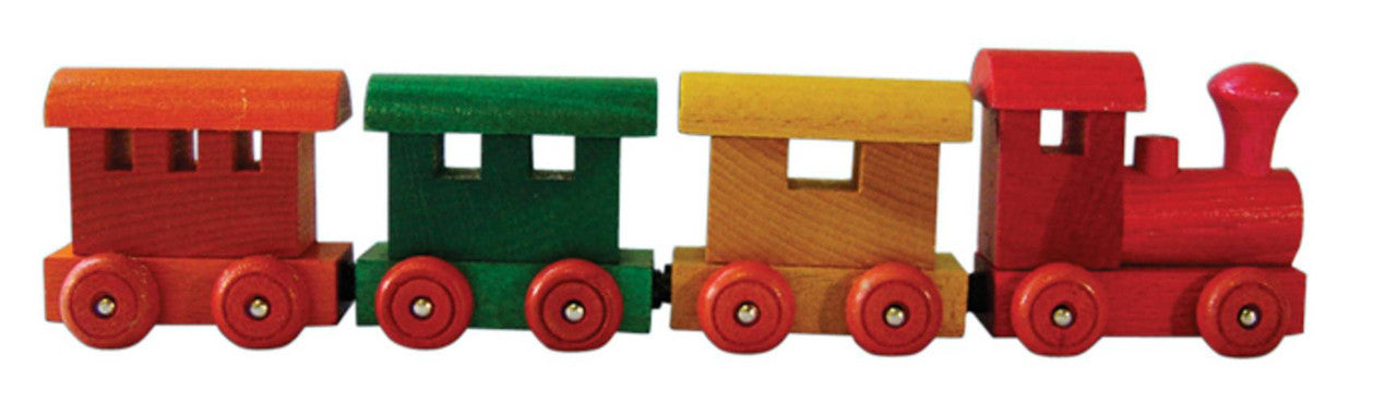 4 Piece Wooden Magnetic Train Set