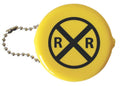 Railroad Crossing Sign Squeeze Purse