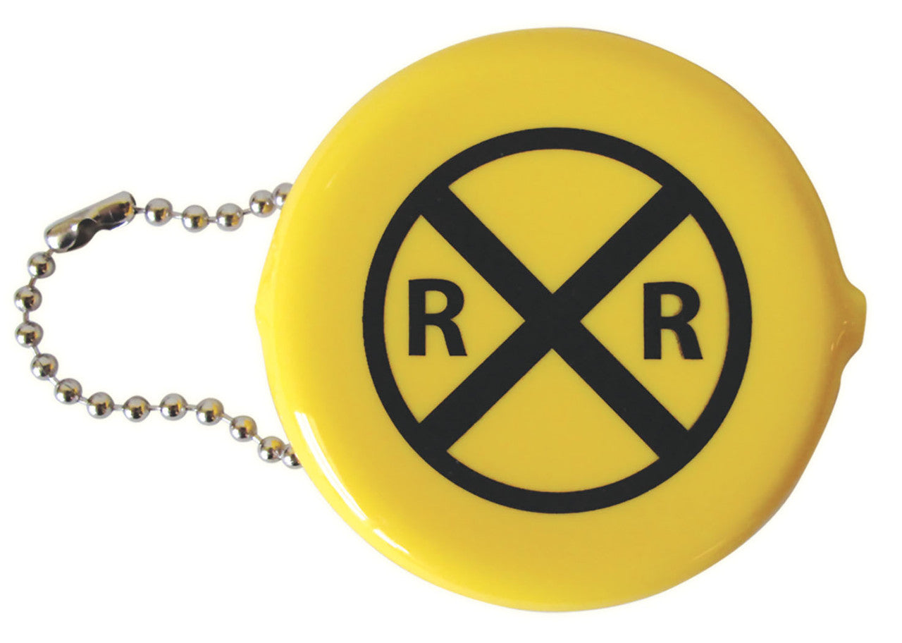 Railroad Crossing Sign Squeeze Purse