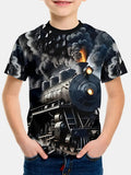 Vintage Steam Train Shirt Size 5-6