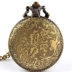 Retro Style Train  Pocket Watch