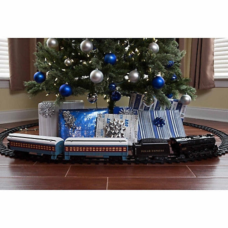 Lionel The Polar Express Ready-to Play Train Set, 50 in. x 73 in., Oval Shaped