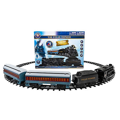 Lionel The Polar Express Ready-to Play Train Set, 50 in. x 73 in., Oval Shaped