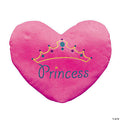 13.5" Plush “Princess” Heart Pillow