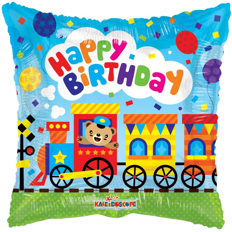 18" Birthday Choo Choo Balloon