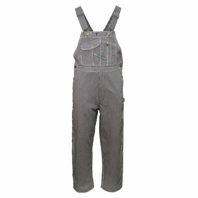 Key Hickory Stripe Denim Bib Overall 46x30