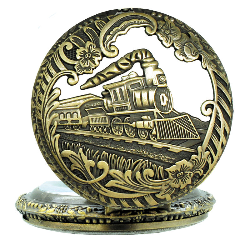 Steam Engine Pocket Watch