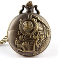 Retro Style Train  Pocket Watch