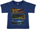 Watercolor Trains Shirt-2T