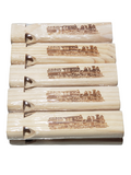 Mini Toot Wooden 2-Tone Train Whistle Pack of 10