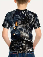 Vintage Steam Train Shirt Size 5-6