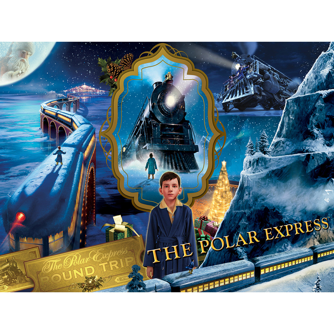 The Polar Express Train Jigsaw Puzzle-550 Pc