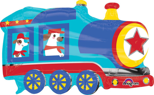 30" Birthday Train Balloon