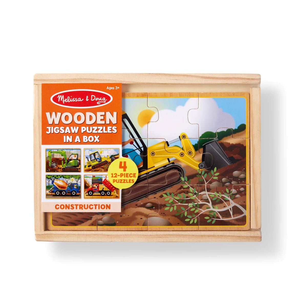Construction Jigsaw Puzzles in a Box