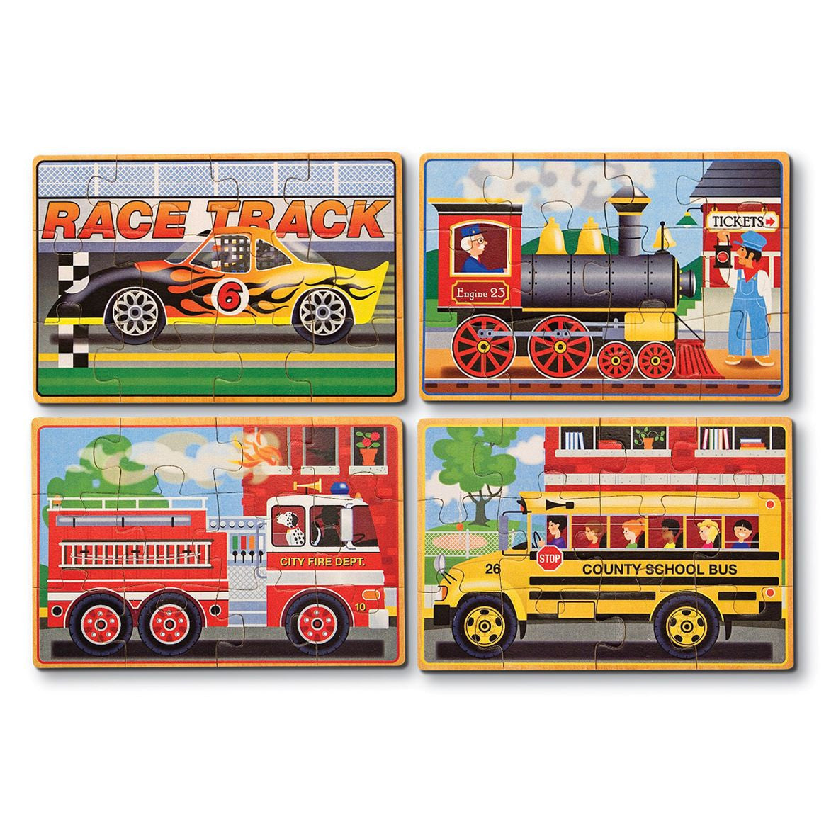 Vehicles Jigsaw Puzzles in a Box