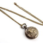 Retro Style Train  Pocket Watch