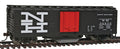 40' Plug-Door Track Cleaning Boxcar - Ready to Run -- New Haven (black, orange; Large NH Logo)