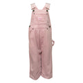 Key Pink Stripe Toddler  Bib Overall 3T