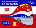 Railroads in the 50 States Coloring Book