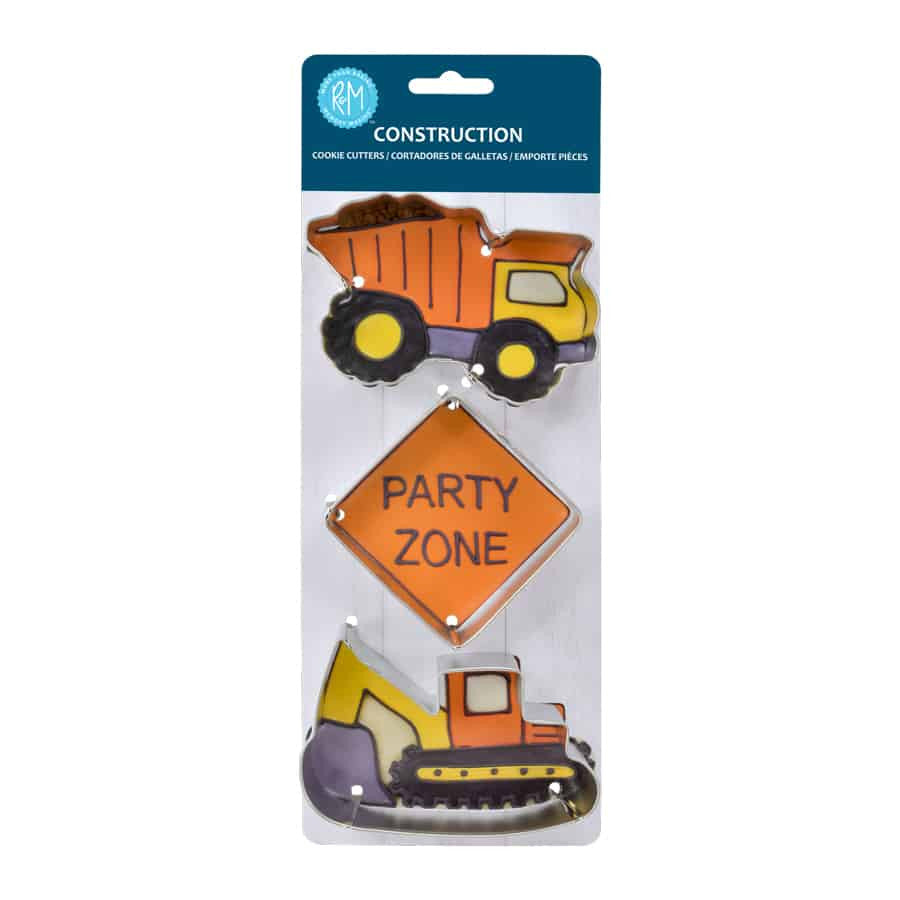 Construction Cookie Cutter Set 3pc