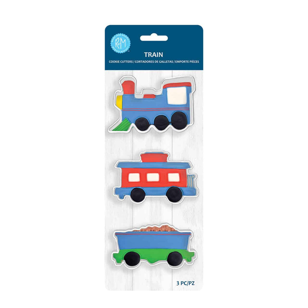 Train 3 Piece Cookie Cutter Set