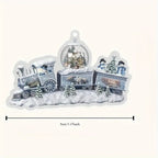 Acrylic Christmas Train Ornament