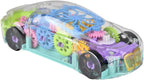 8" Light-Up Transparent Car