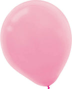  5" Pink Plain Latex Balloon 50ct