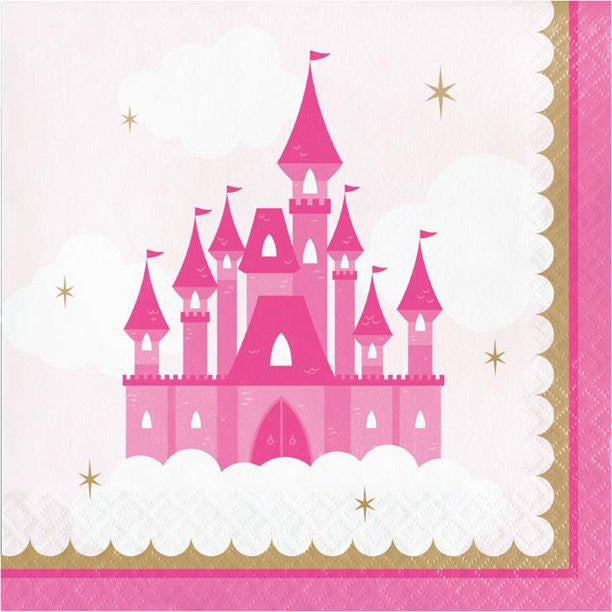 Little Princess Beverage Napkins 16ct