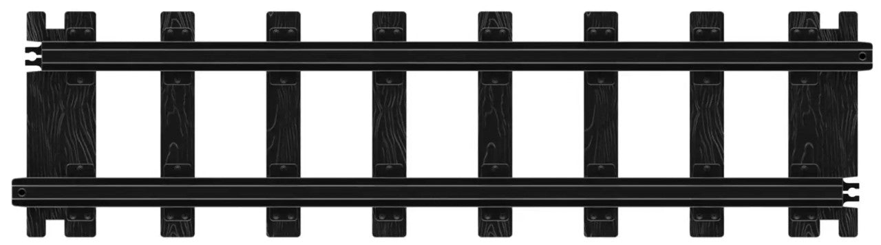 Battery O-Gauge 12pc Straight Track Pack