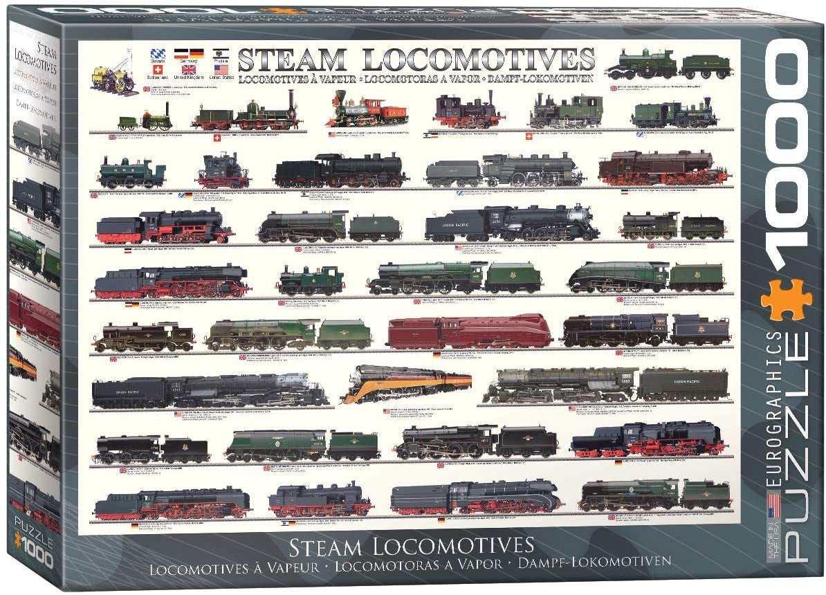 Steam Locomotives Puzzle 1000pc