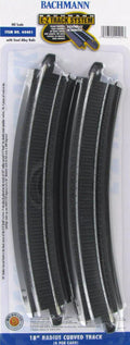 HO Scale Radius Curved E-Z Track - 18"