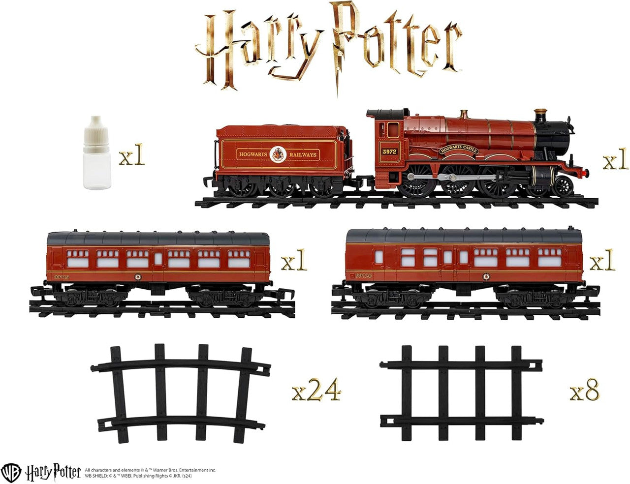 Hogwarts Express Ready-to-Play Train Set w/ Bluetooth