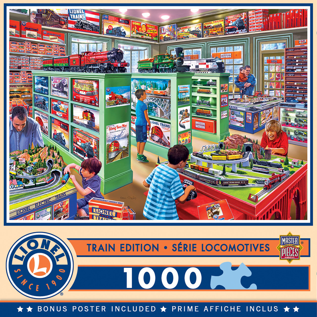 Lionel Trains-The Lionel Store-1000 Pc Jigsaw Puzzle