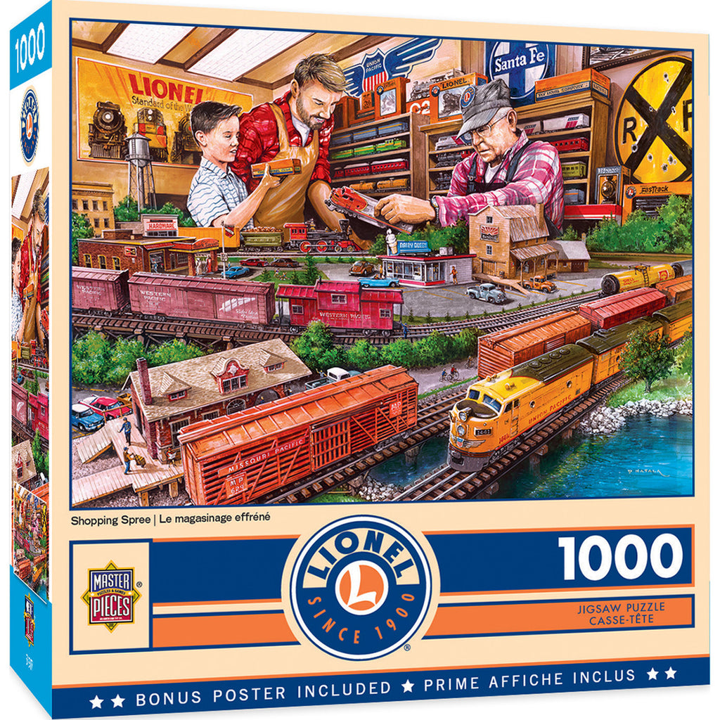 Lionel Trains-Shopping Spree- 1000 Pc Jigsaw Puzzle