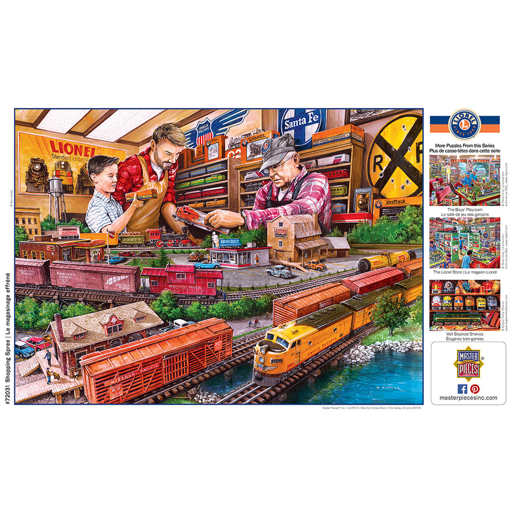 Lionel Trains-Shopping Spree- 1000 Pc Jigsaw Puzzle