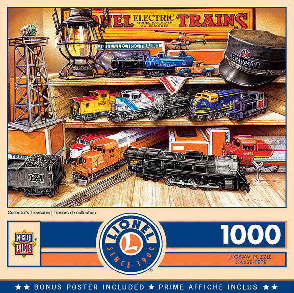 Lionel-Collector's Treasures 1000 Pc Puzzle