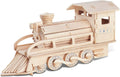 Steam Train 3D- Puzzle Wood Craft Construction Kit 72pc