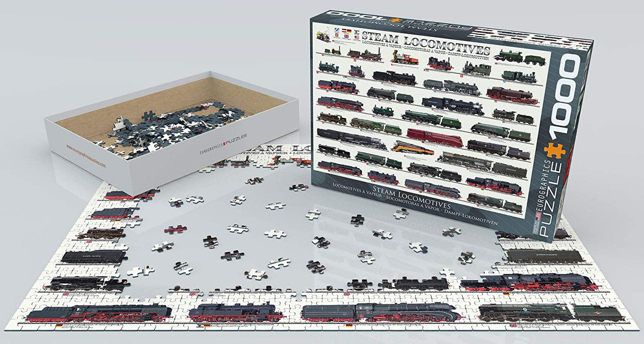 Steam Locomotives Puzzle 1000pc