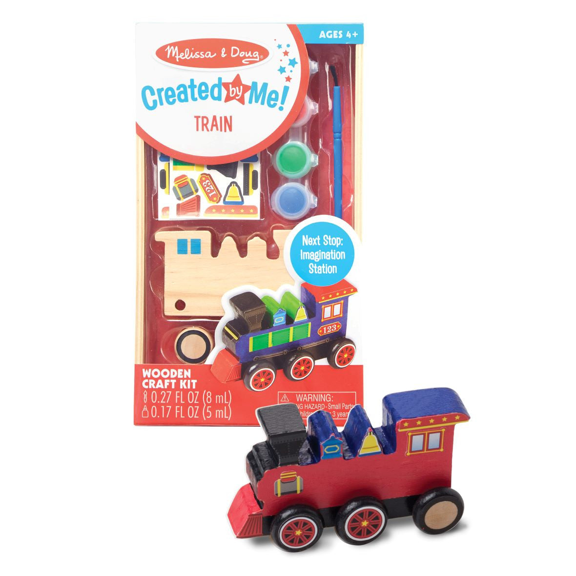 Decorate Your Own Wooden Train Engine Kit